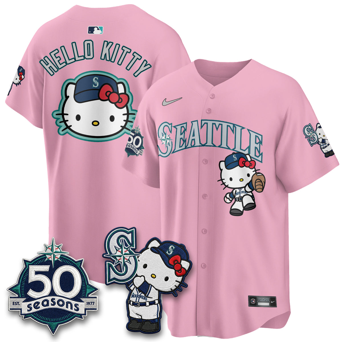 SEA x Meow KT Night Limited Teal Jersey - All Stitched