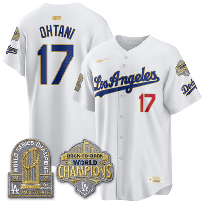LAD Gold Collection Limited Gold Jersey - 9x & B2B Champs - All Stitched