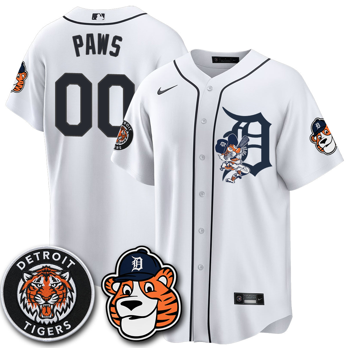 DET Paws Edition Vapor Limited Jersey - Stitched
