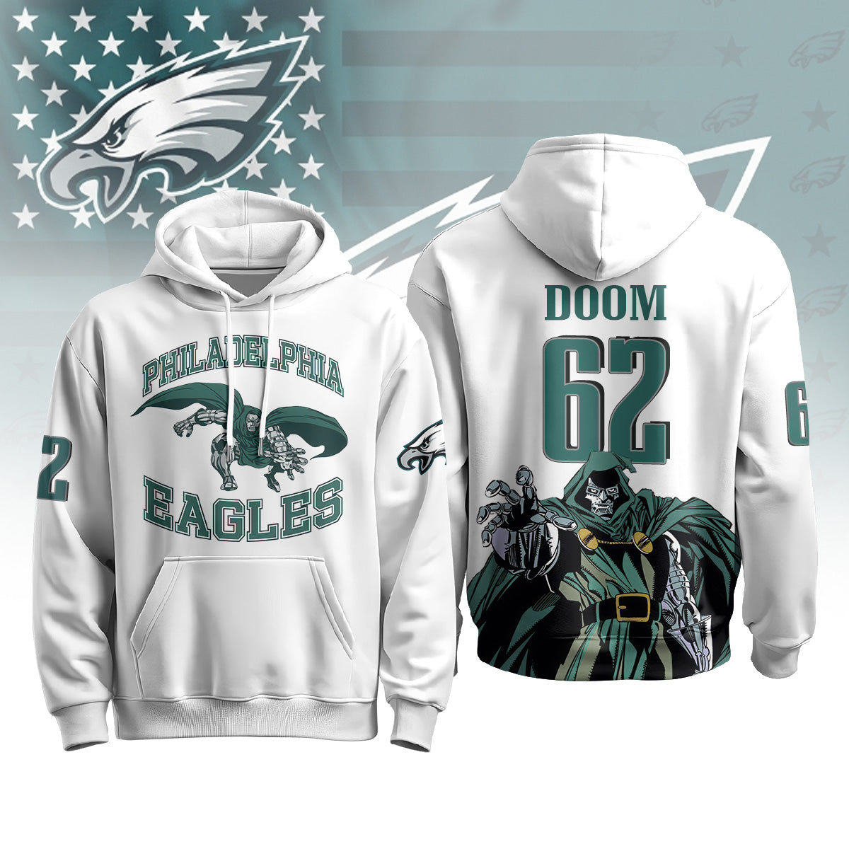 PHI x Green Cape Villain Edition Pullover Hoodie - Printed