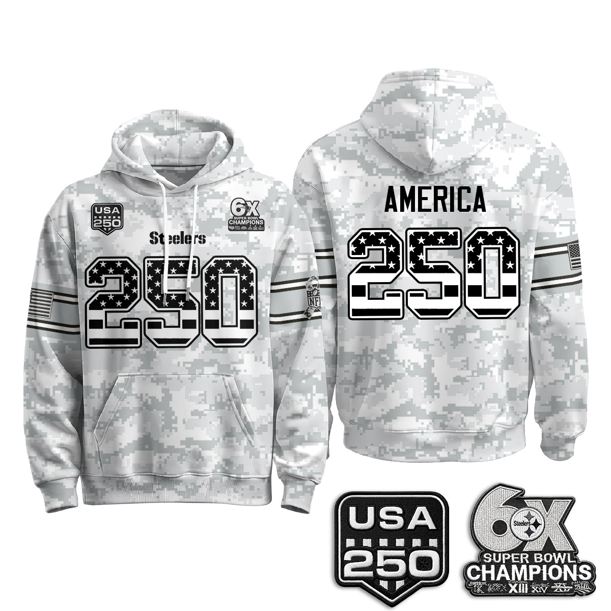 PIT 2026 Salute To Service Edition Pullover Hoodie - Printed