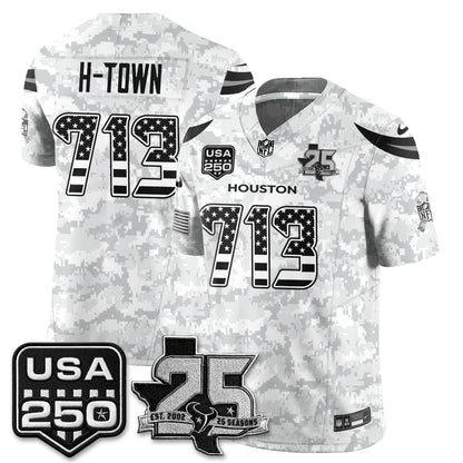 HOU 2026 Salute to Service Edition Vapor Jersey - Stitched