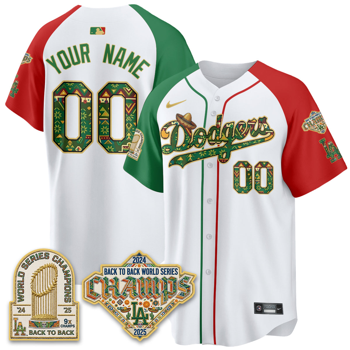 LAD x Mexican Heritage 2026 Limited Vapor Custom Jersey - All Stitched