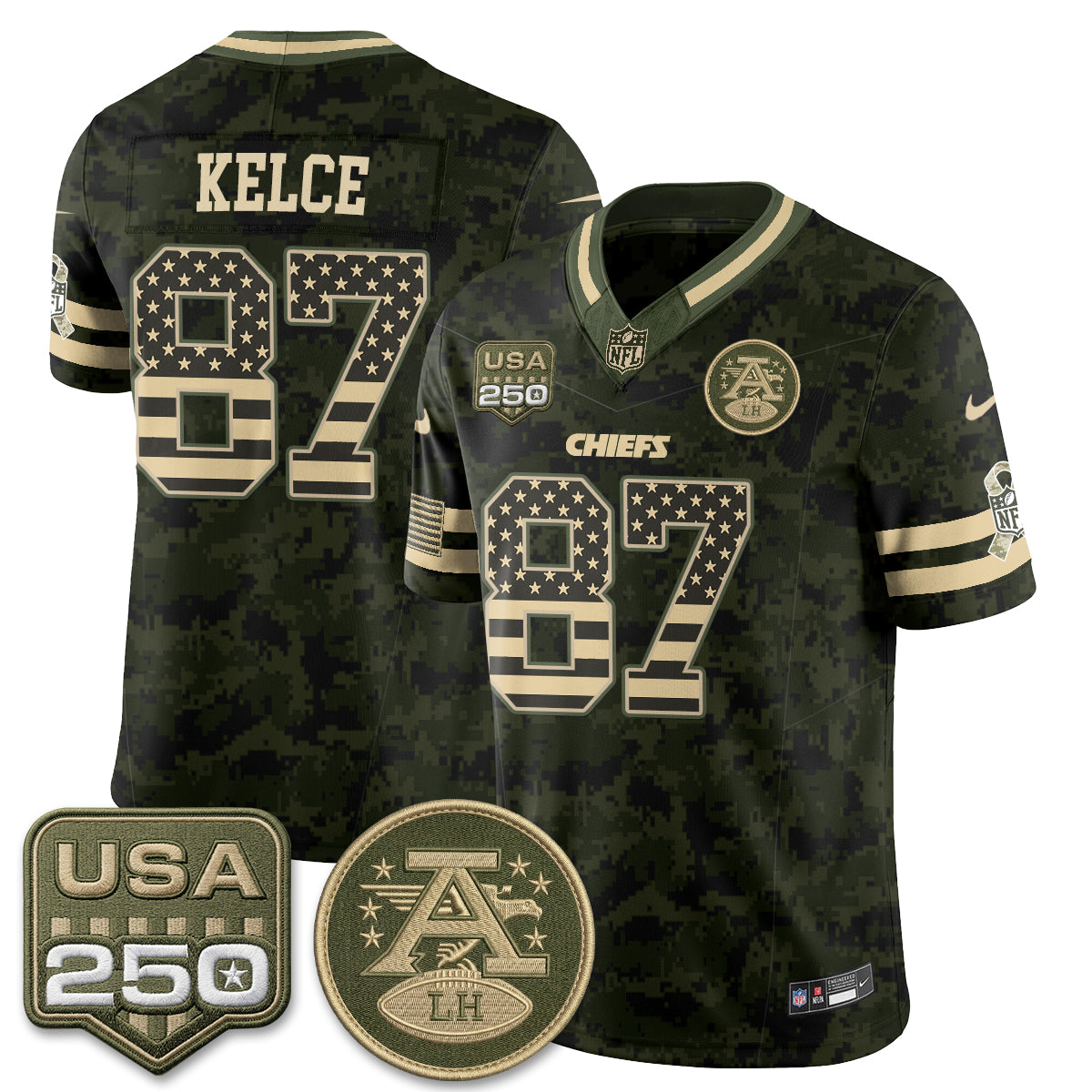 KC 2026 Salute to Service Vapor Jersey - Stitched