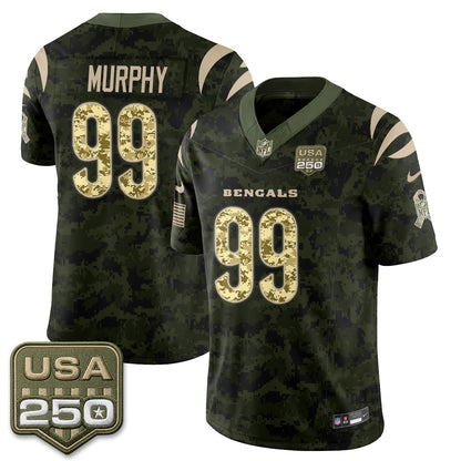 CIN 2026 Salute to Service Vapor Jersey - Stitched