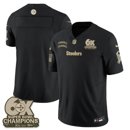 Pittsburgh Steelers 2026 Salute to Service Edition Vapor Jersey V3- Stitched