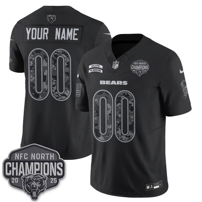 Chicago Bears 2026 Salute to Service V2 Vapor Custom Jersey - Stitched