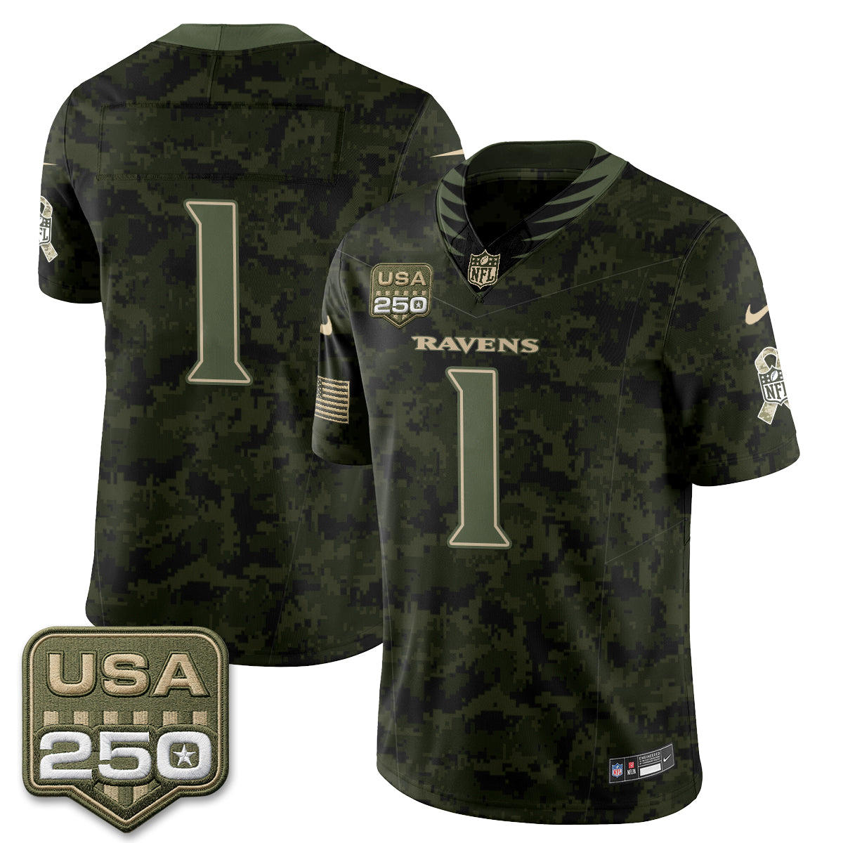 BAL 2026 Salute to Service Vapor Jersey - Stitched