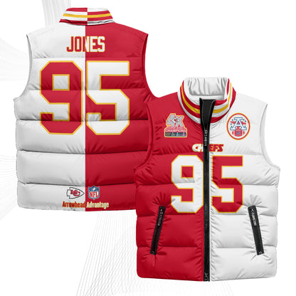 KC 4X Champs Gold Edition Puffer Vest - Printed