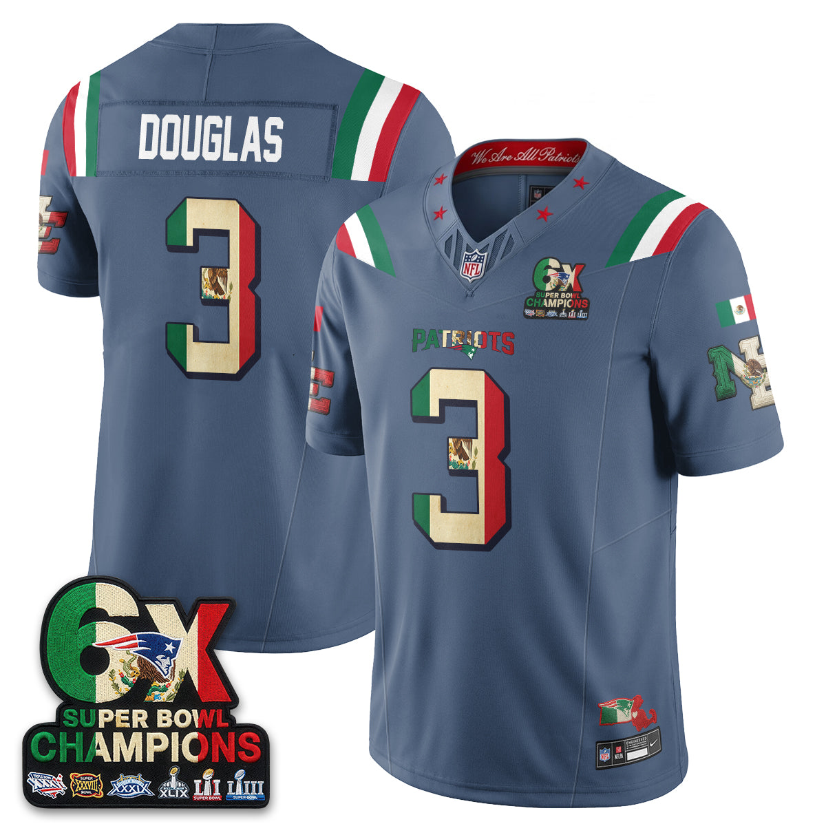 NE Mexico Edition Vapor Jersey - Stitched