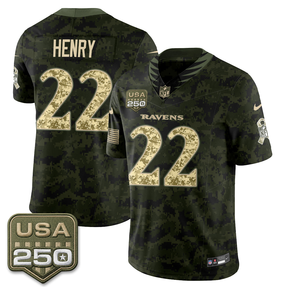 BAL 2026 Salute to Service Vapor Jersey - Stitched