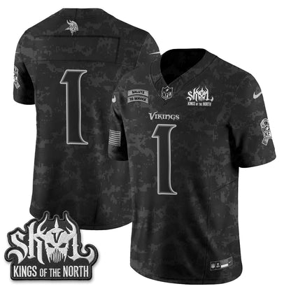 Minnesota Vikings 2026 Salute to Service V2 Vapor Jersey - Stitched