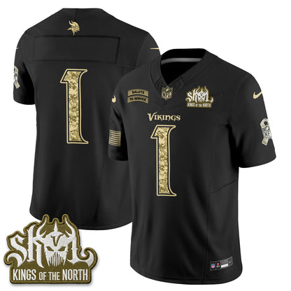 Minnesota Vikings 2026 Salute to Service V2 Vapor Jersey - Stitched