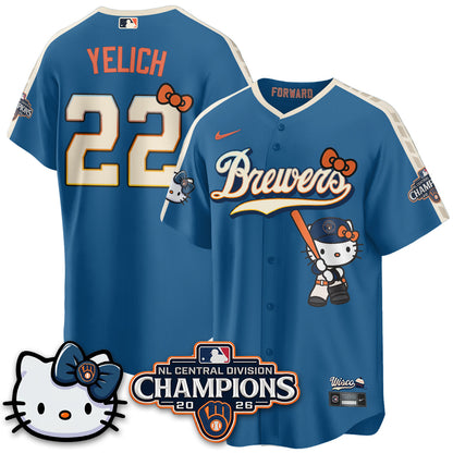 MIL NL Central Champs x Meow KT Vapor Jersey - Stitched