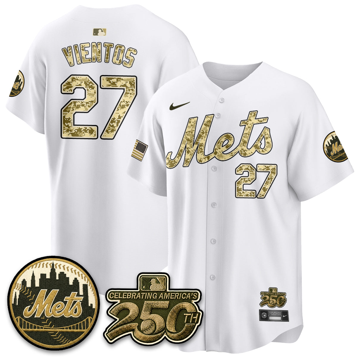 NYM Armed Forces Day Vapor Premier Limited Jersey - All Stitched V2