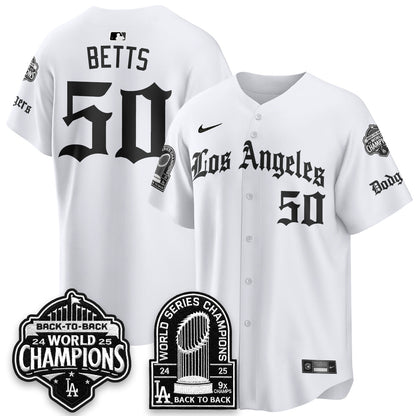 LAD WS Champions Back 2 Back Patch Vapor Premier Limited Gothic Edition Jersey - All Stitched