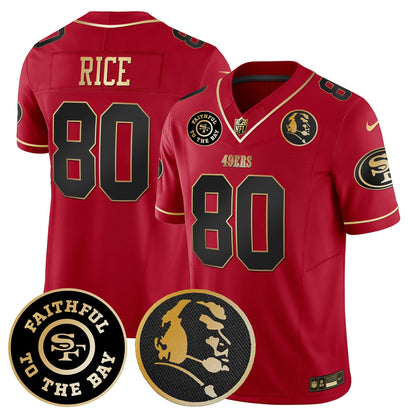 Men's 49ers Faithful & John Madden Patch Vapor Jersey - All Stitched