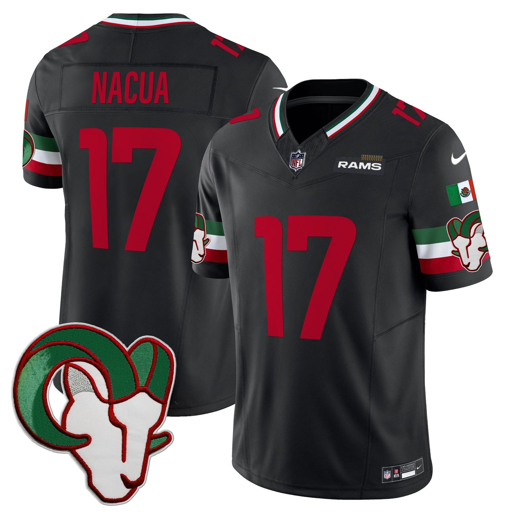 Men's Rams Mexico Vapor Limited Jersey - All Stitched