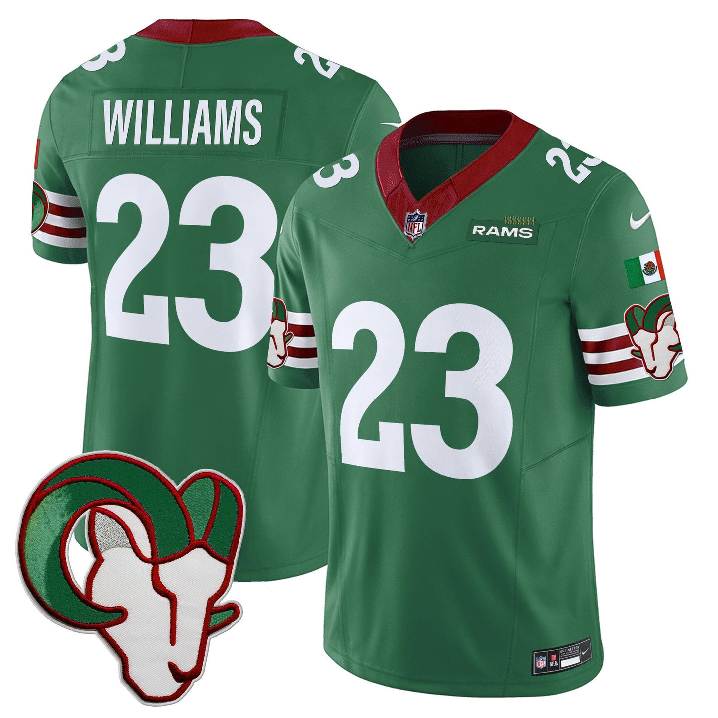 Men's Rams Mexico Vapor Limited Jersey - All Stitched