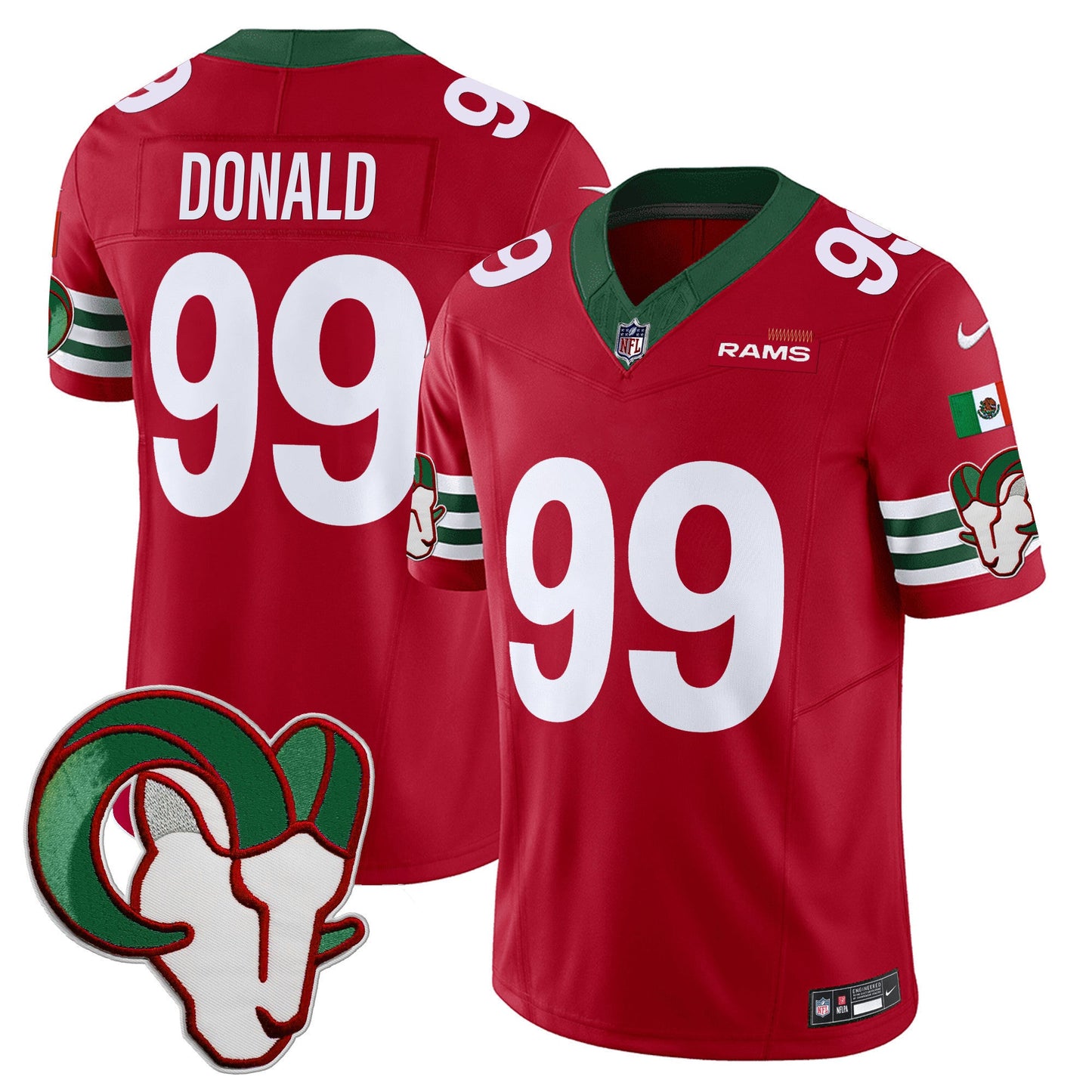 Men's Rams Mexico Vapor Limited Jersey - All Stitched