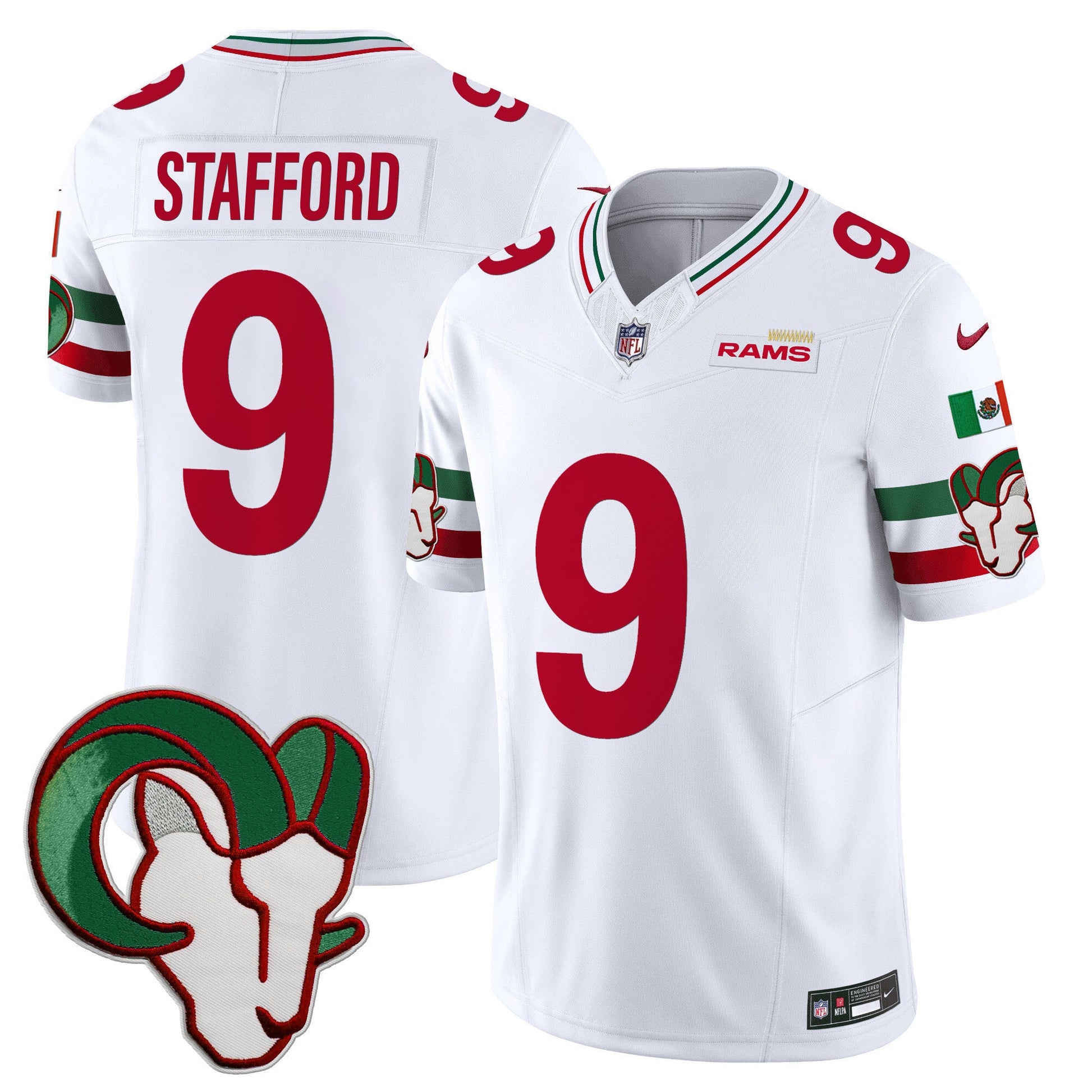 Men's Rams Mexico Vapor Limited Jersey - All Stitched