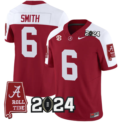 Men's Alabama Crimson Tide 2024 Vapor Limited Jersey - All Stitched