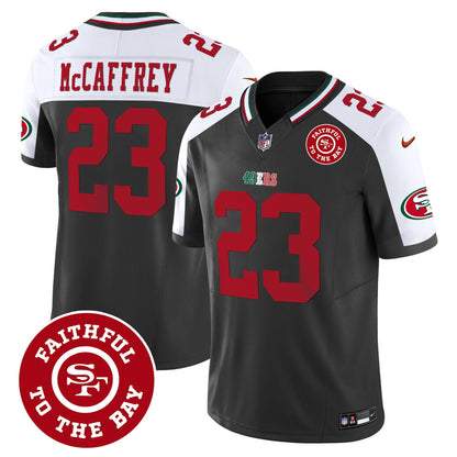Men's 49ers Mexico Faithful To The Bay Patch Vapor Jersey - All Stitched