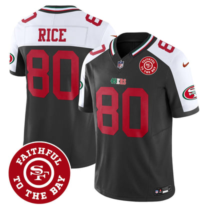 Men's 49ers Mexico Faithful To The Bay Patch Vapor Jersey - All Stitched