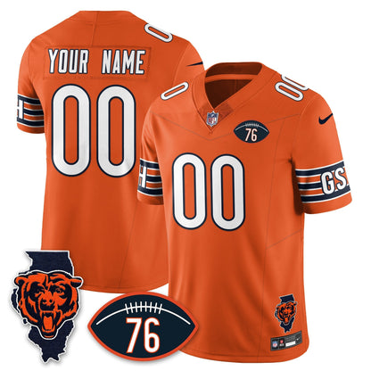 CHI Honor Steve McMichael Custom Jersey - All Stitched