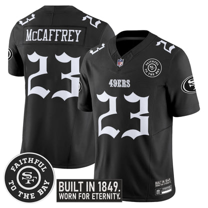 Men's San Francisco 49ers 'Fog City Gothic Edition' Vapor Limited Jersey - All Stitched