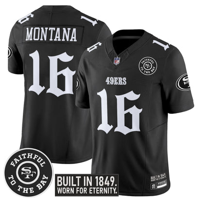 Men's San Francisco 49ers 'Fog City Gothic Edition' Vapor Limited Jersey - All Stitched