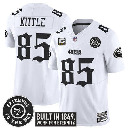 Men's San Francisco 49ers 'Fog City Gothic Edition' Vapor Limited Jersey - All Stitched