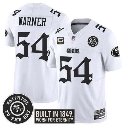 Men's San Francisco 49ers 'Fog City Gothic Edition' Vapor Limited Jersey - All Stitched