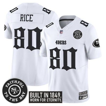 Men's San Francisco 49ers 'Fog City Gothic Edition' Vapor Limited Jersey - All Stitched