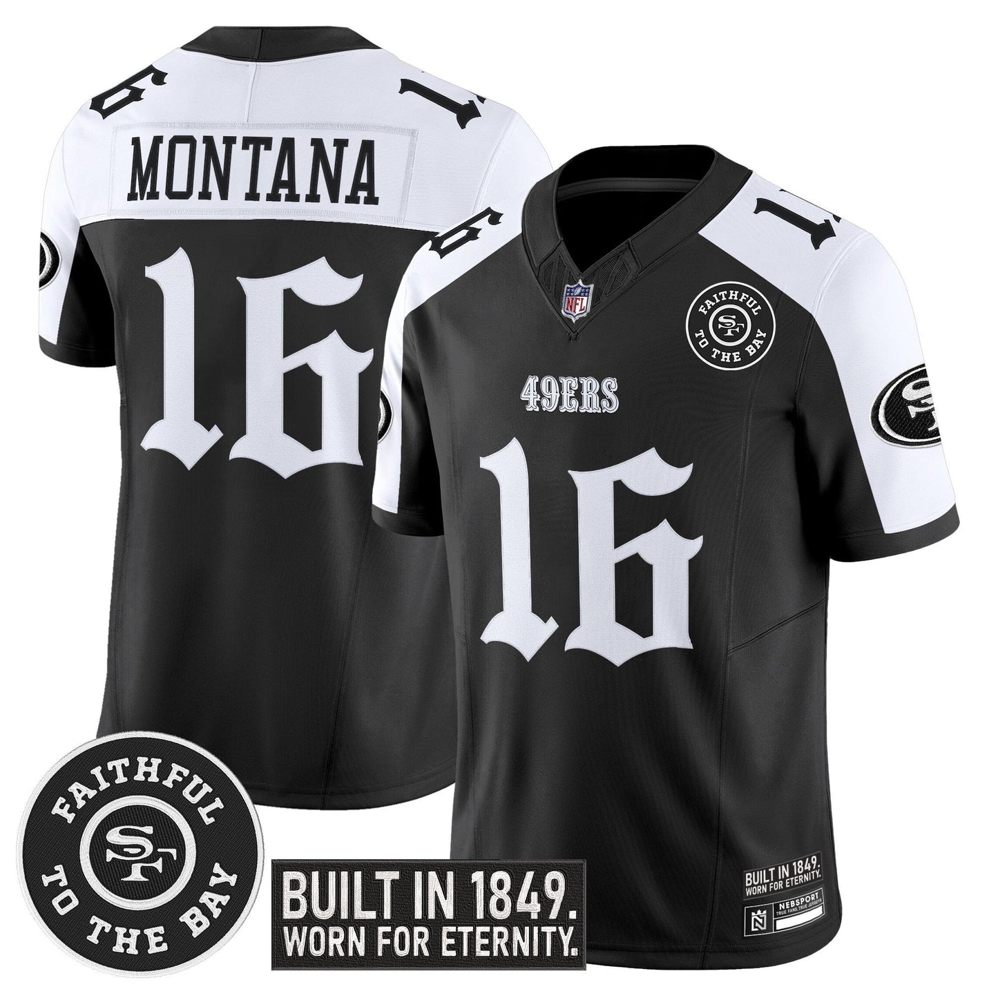 Men's San Francisco 49ers 'Fog City Gothic Edition' Vapor Limited Jersey - All Stitched