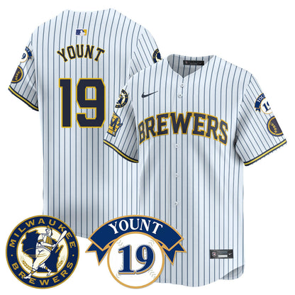 MIL 2025 Limited Jersey - Robin Yount Patch - All Stitched