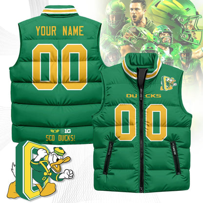 Custom Oregon Ducks Unisex Puffer Vest