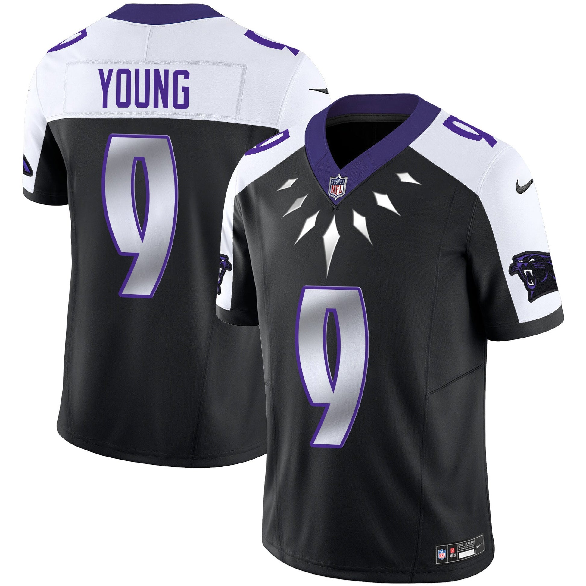 Men's Carolina Panthers Wakanda Vapor Limited Jersey - All Stitched
