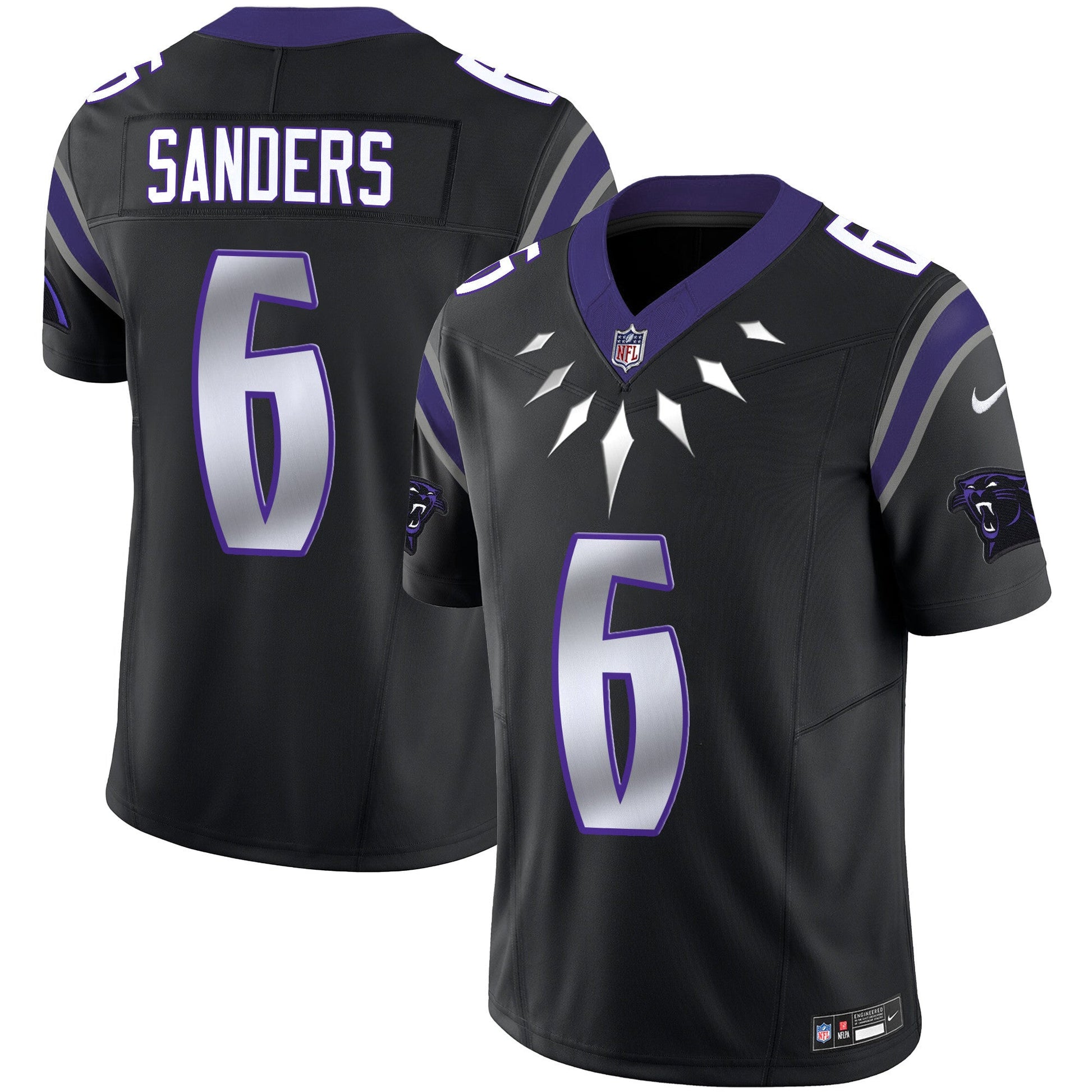 Men's Carolina Panthers Wakanda Vapor Limited Jersey - All Stitched