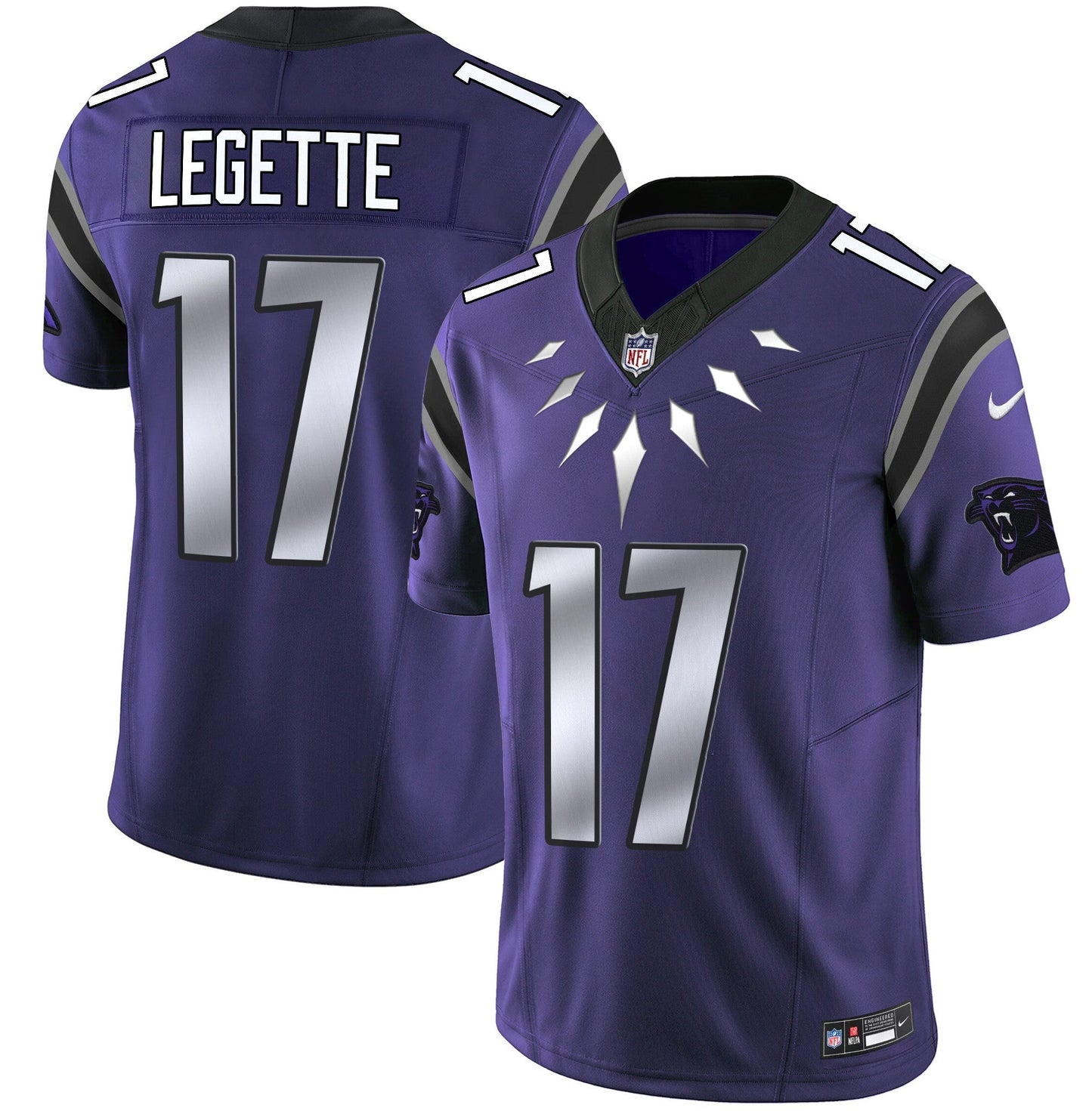 Men's Carolina Panthers Wakanda Vapor Limited Jersey - All Stitched