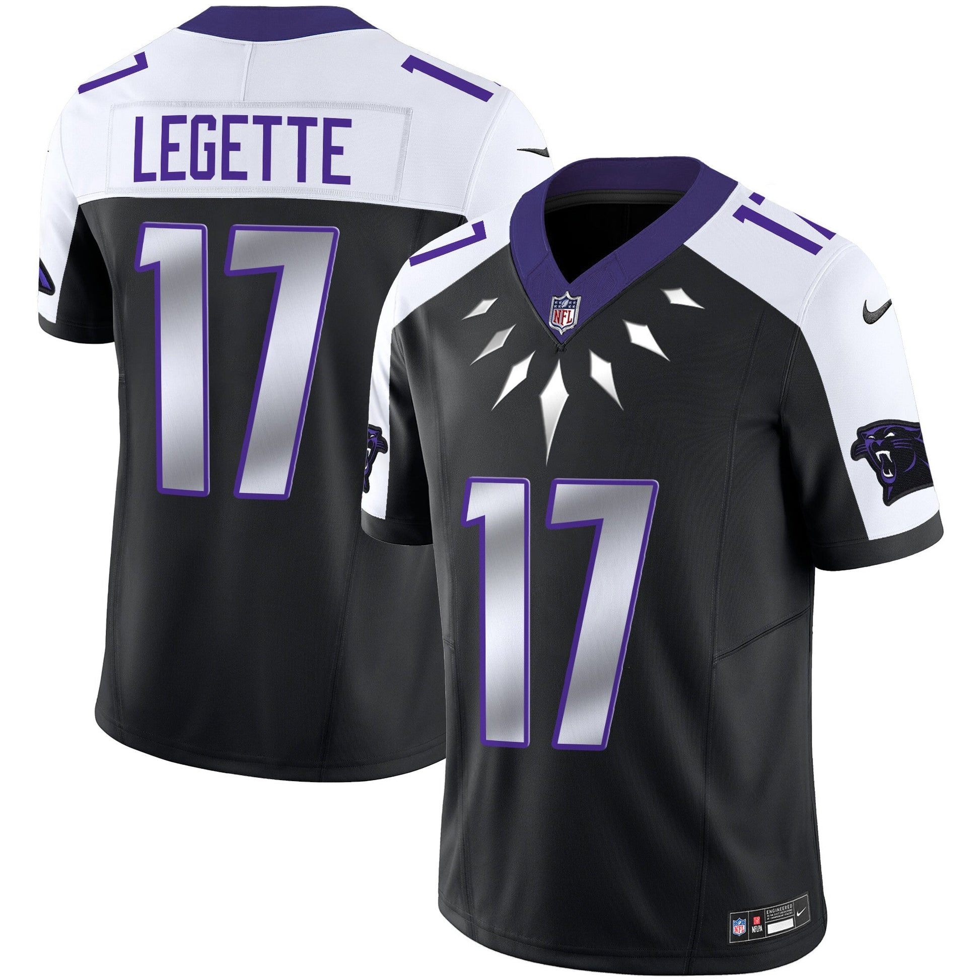 Men's Carolina Panthers Wakanda Vapor Limited Jersey - All Stitched