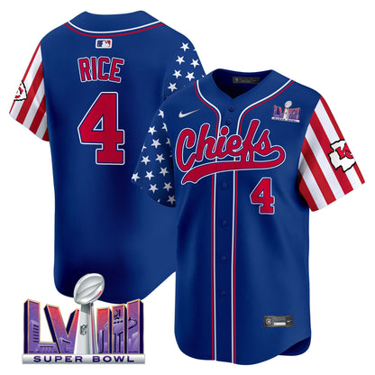Men's Chiefs 2024 American Style Vapor Premier Limited Jersey - All Stitched