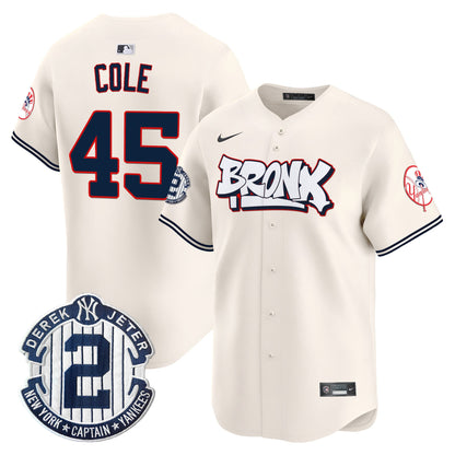 Men's New York Yankees The Bronx Graffiti Vapor Premier Limited Jersey V4 - All Stitched