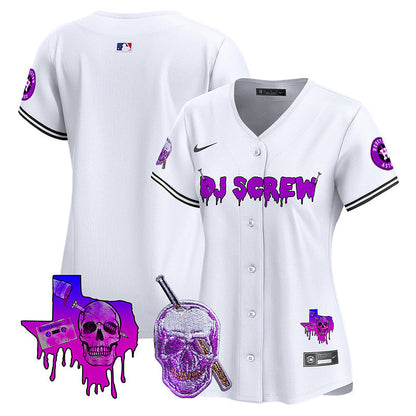 Women's Astros DJ Screw Vapor Premier Limited Jersey - All Stitched