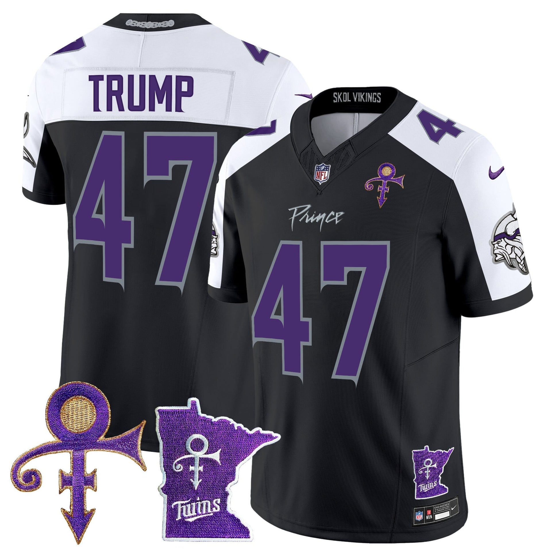 Men's Minnesota Vikings 2024 Prince Vapor Limited Jersey V2 - All Stitched
