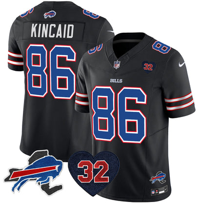 Men's Bills O.J. Simpson Patch Vapor Limited Jersey - All Stitched