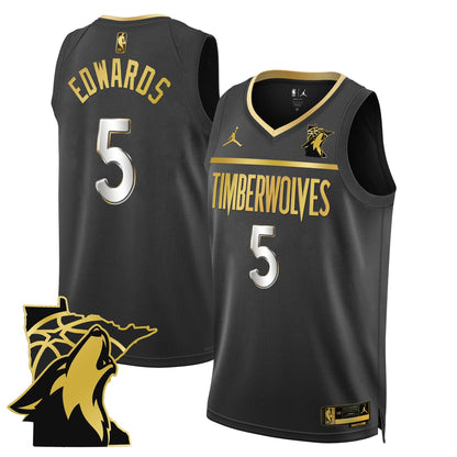 Men's Minnesota Timberwolves Swingman Jersey - Minnesota Patch - All Stitched