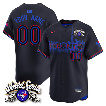 Toronto Blue Jays 2025 American League Champions Custom Jersey - All Stitched
