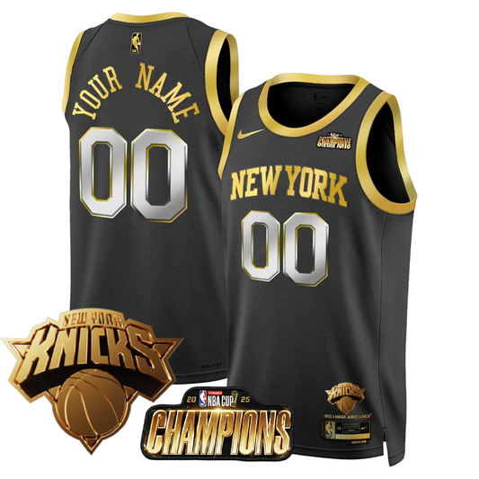 Custom NYK 2025 Championship Jersey - All Stitched