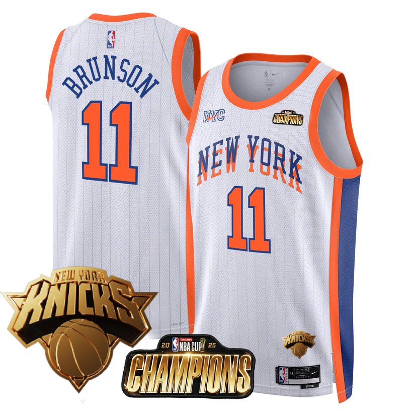 NYK 2025 Championship Jersey - All Stitched